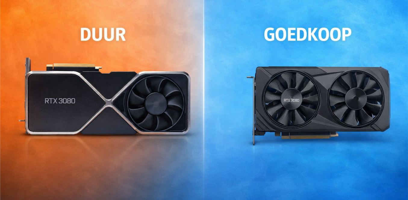 Wat is het verschil tussen een goedkope en dure videokaart van hetzelfde model