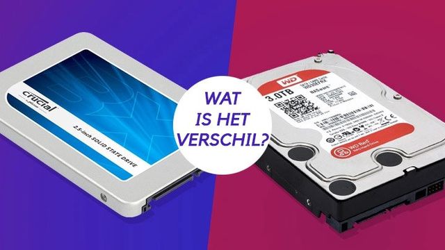 Wat is het verschil tussen een en een SSD?