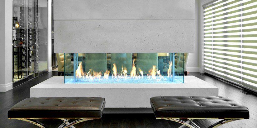 Fireplace in a Luxury Room — Fairless Hills, PA — Better Homes Hearth & Patio Inc