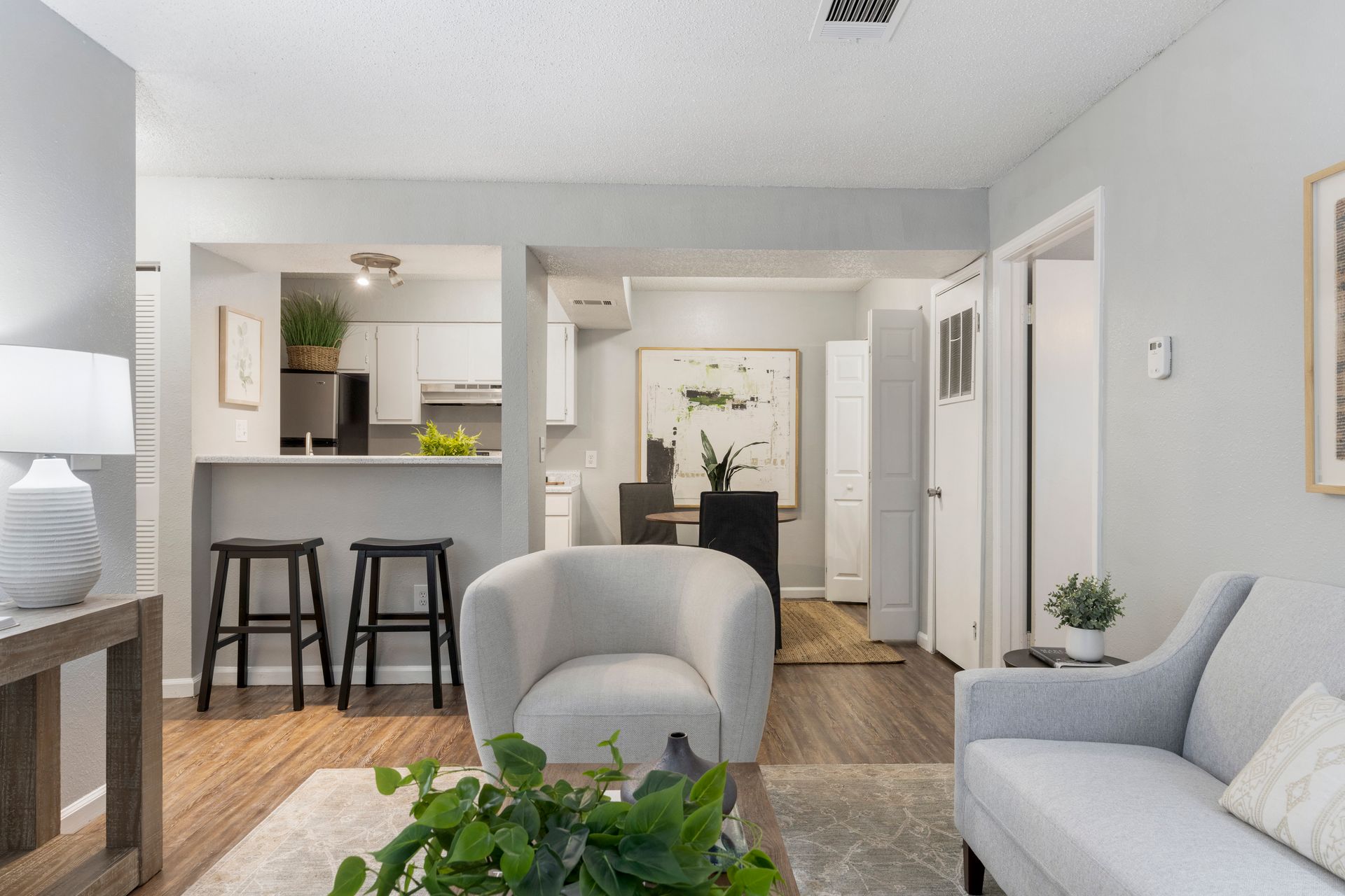 post oak apartments living room 5