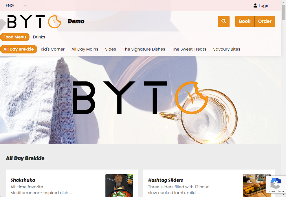 BYTO Demo Store