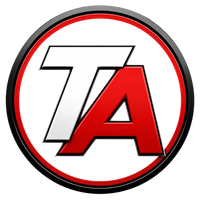 Un logotipo con un monograma azul estilizado que presenta las letras T y P entrelazadas sobre un fondo blanco.