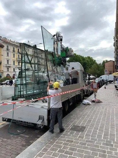 Messa in posa vetrine