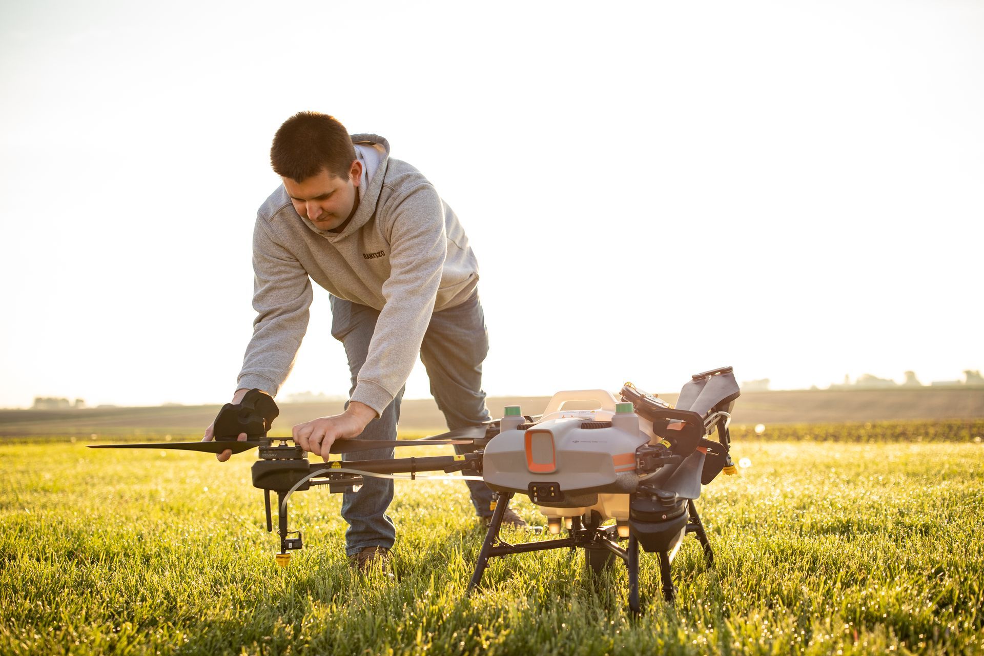 DJI T10 Preparing for Flight