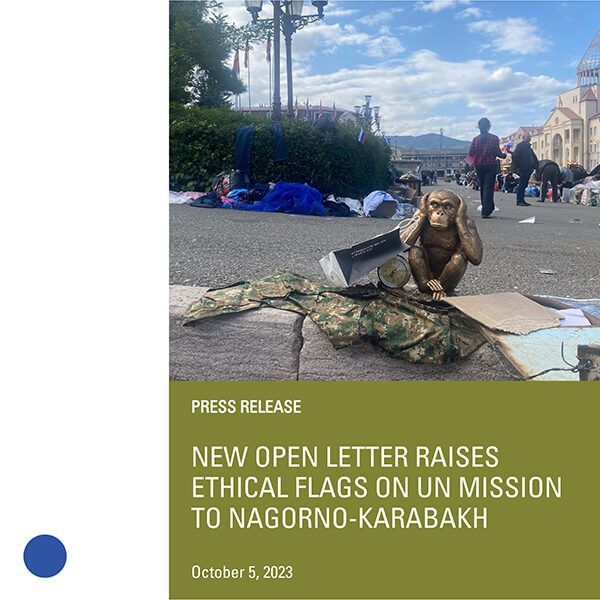 a new open letter raises ethical flags on un mission to nagorno-karabakh