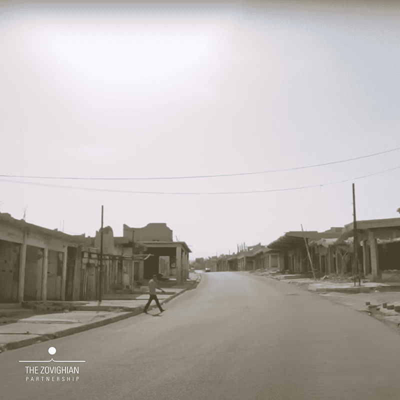 Screenshot of a Yazidi walking in Sinjar from the Yazidi documentary This is still Genocide