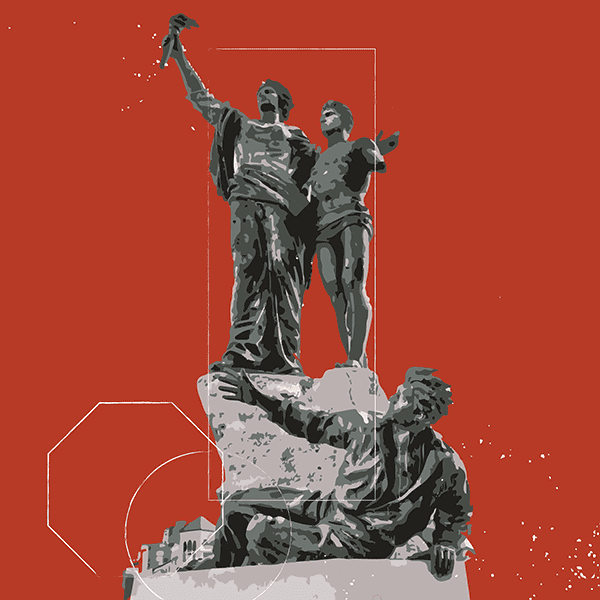 Illustration of the Martyr’s Monument at the Beirut Martyr’s square by The Zovighian Partnership on the occasion of the Lebanese independence day