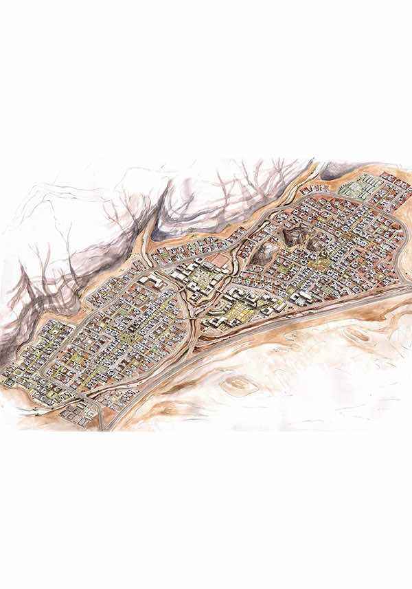 Illustrated simulation by Omraniyoun of the Albaydha Housing Project website