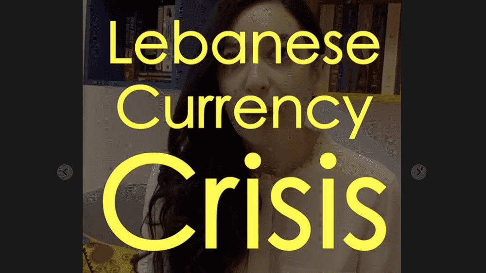 Lynn Zovighian, interview with International Journalists Programmes, on the rapid devaluation of the Lebanese Pound.
