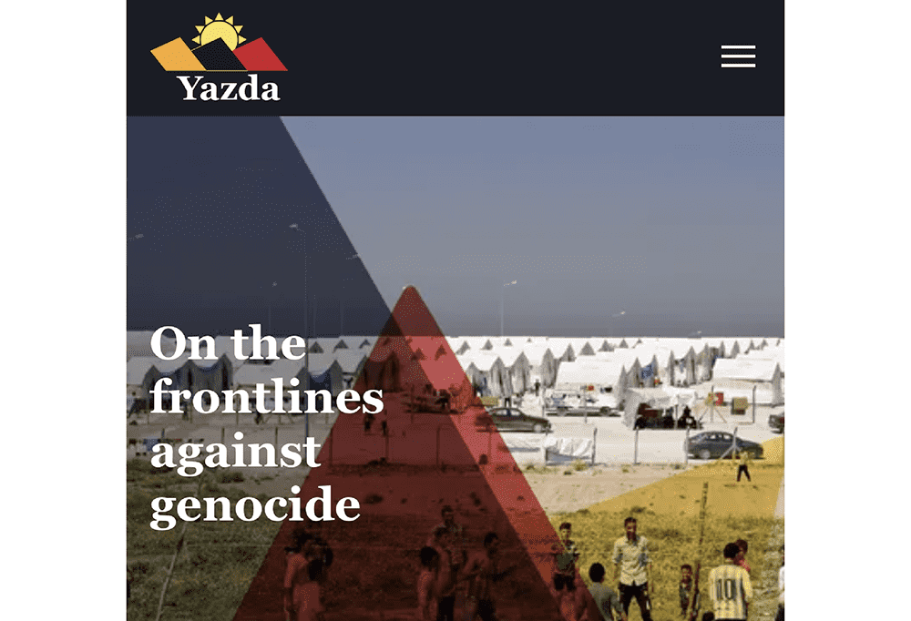 The Zovighian Partnership have sponsored and designed a new website for Yazidi community-led institution, Yazda.