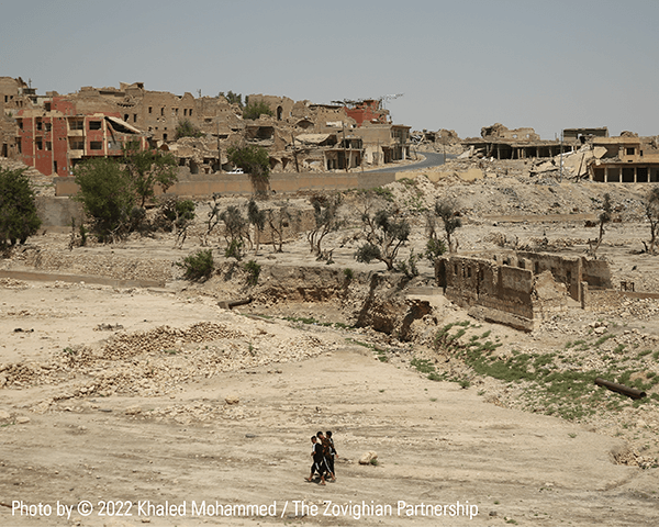 Isolated children seen in the region of Sinjar