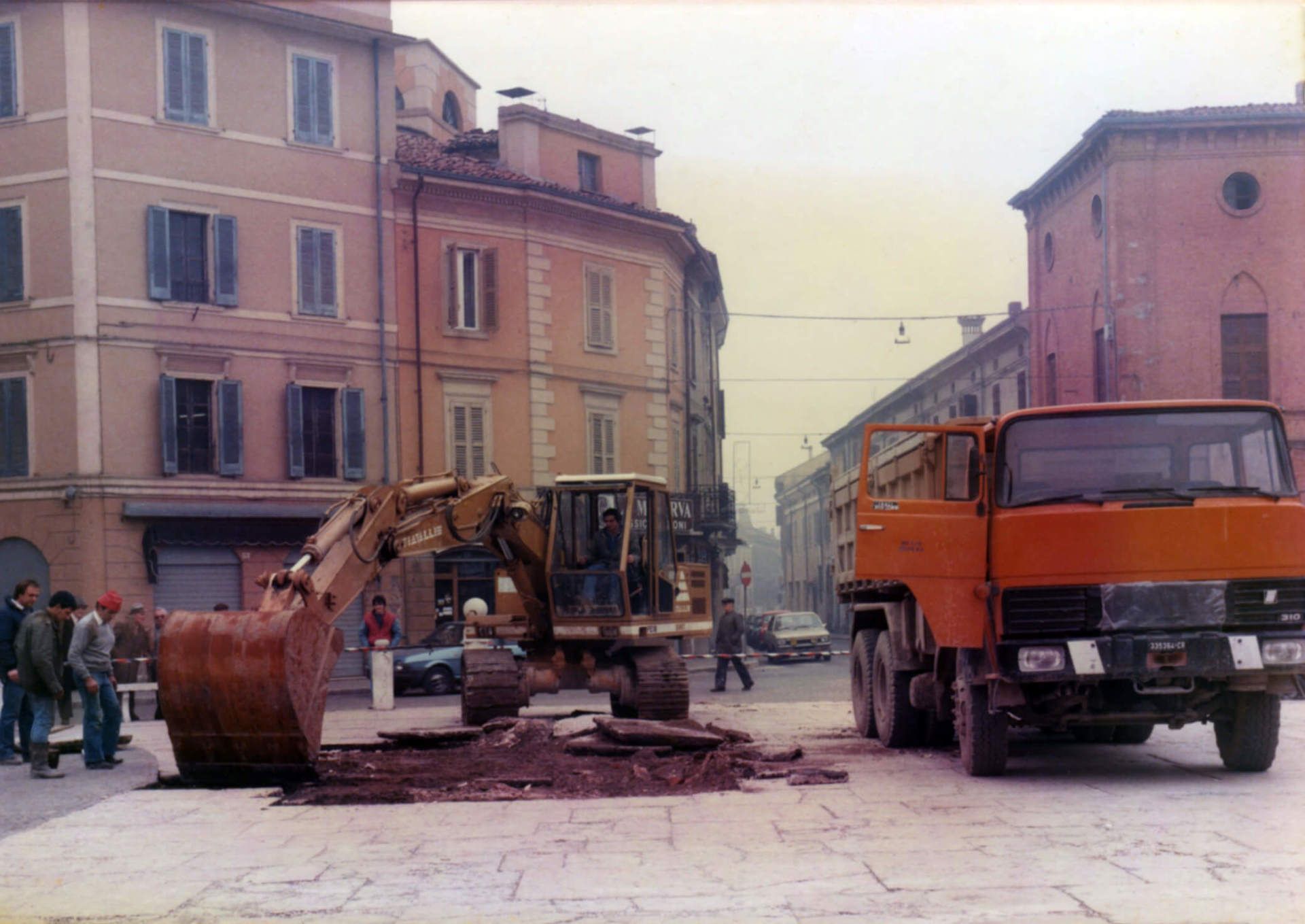 Realizzazione di una pavimentazione cittadina