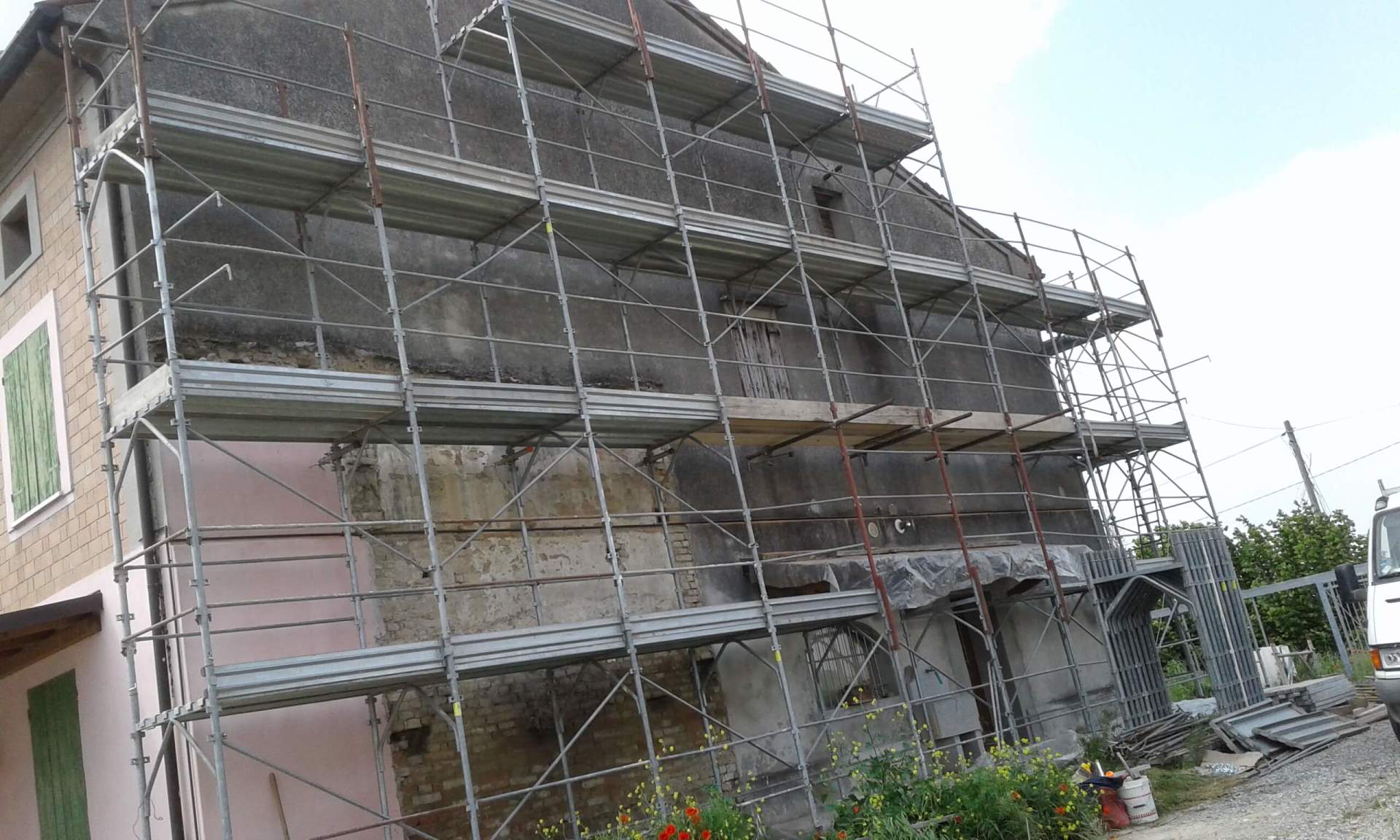 Impalcature per ristrutturazione