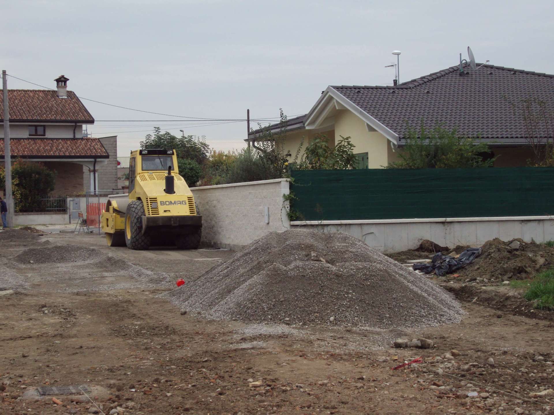 Preparazione di un terreno edificabile