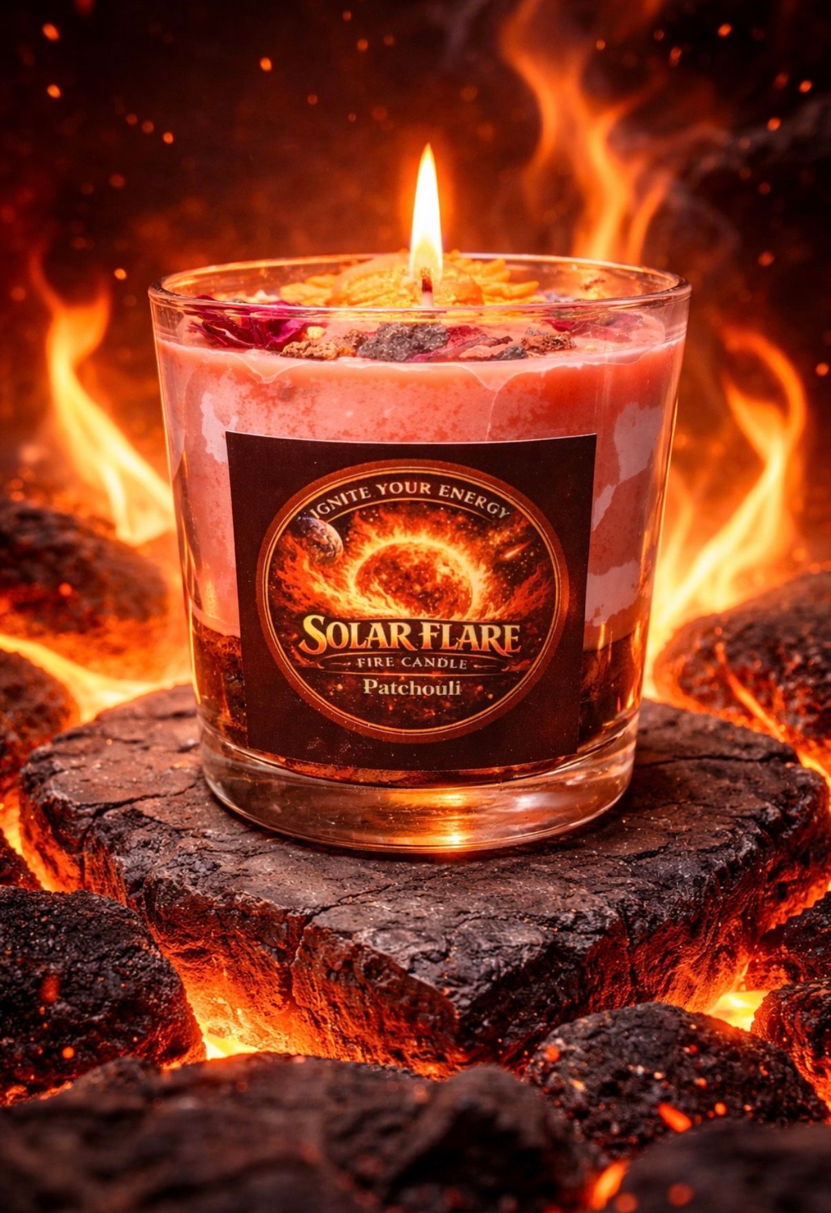 Solar Flare — Fire Candle