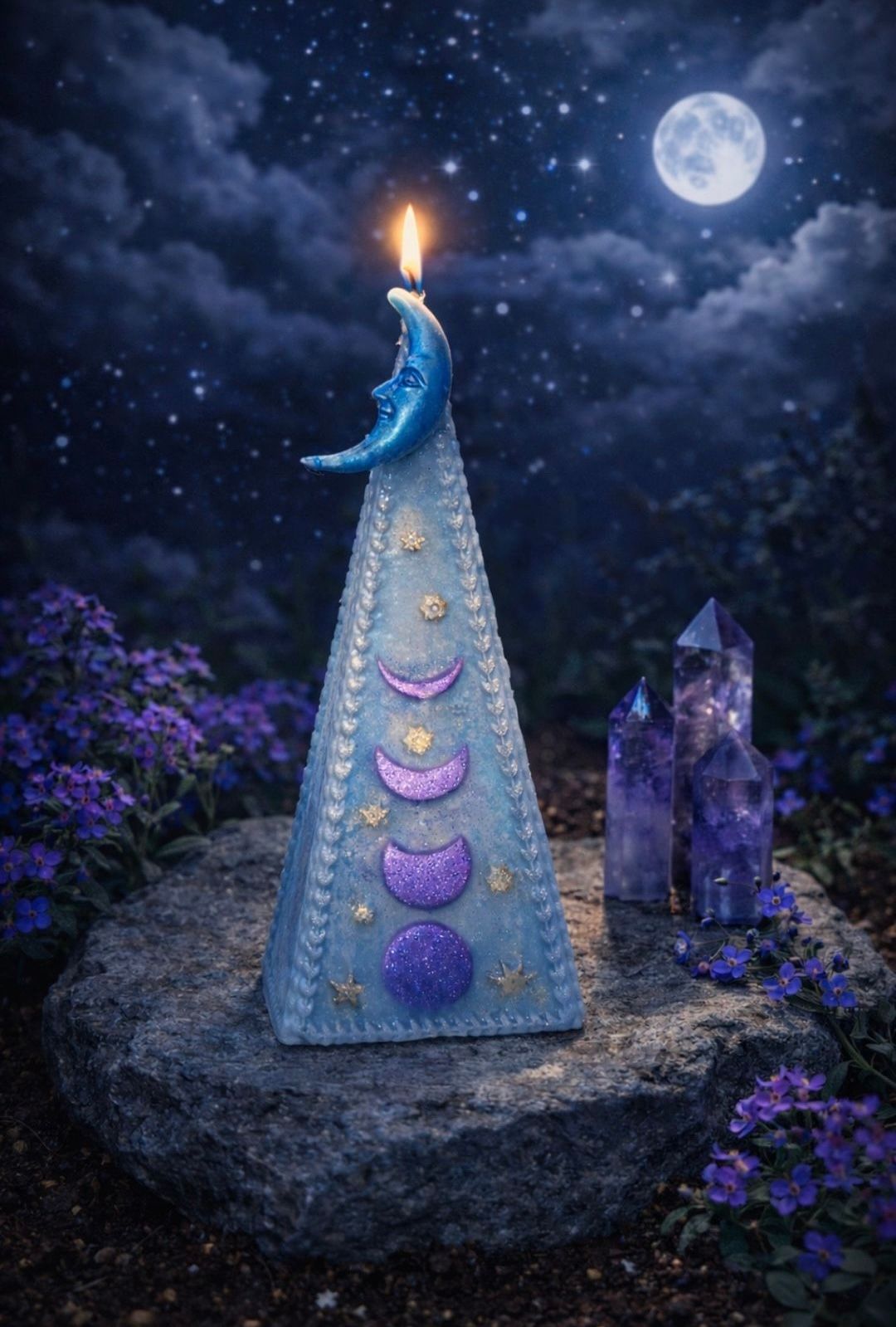 The Lunar Ascension Candle
