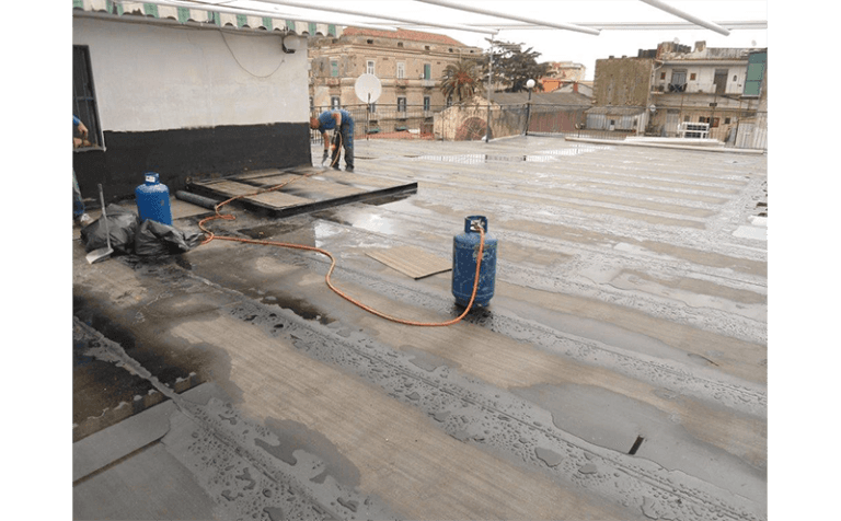 impermeabilizzazione di un tetto