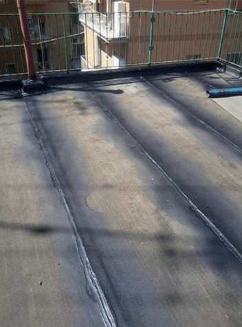 dettaglio tetto impermeabile