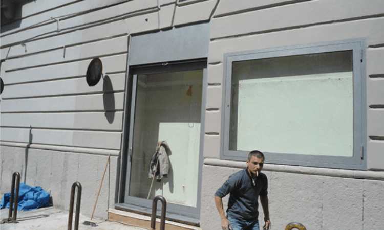 negozio in ristrutturazione