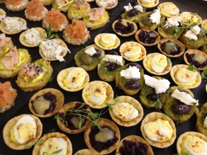 Selection of canapés