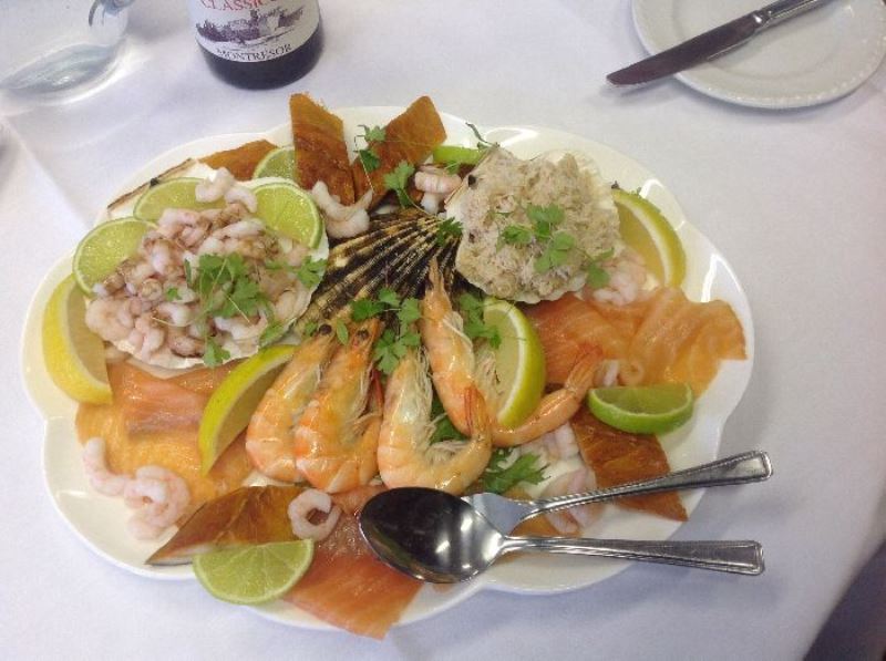 Seafood platter