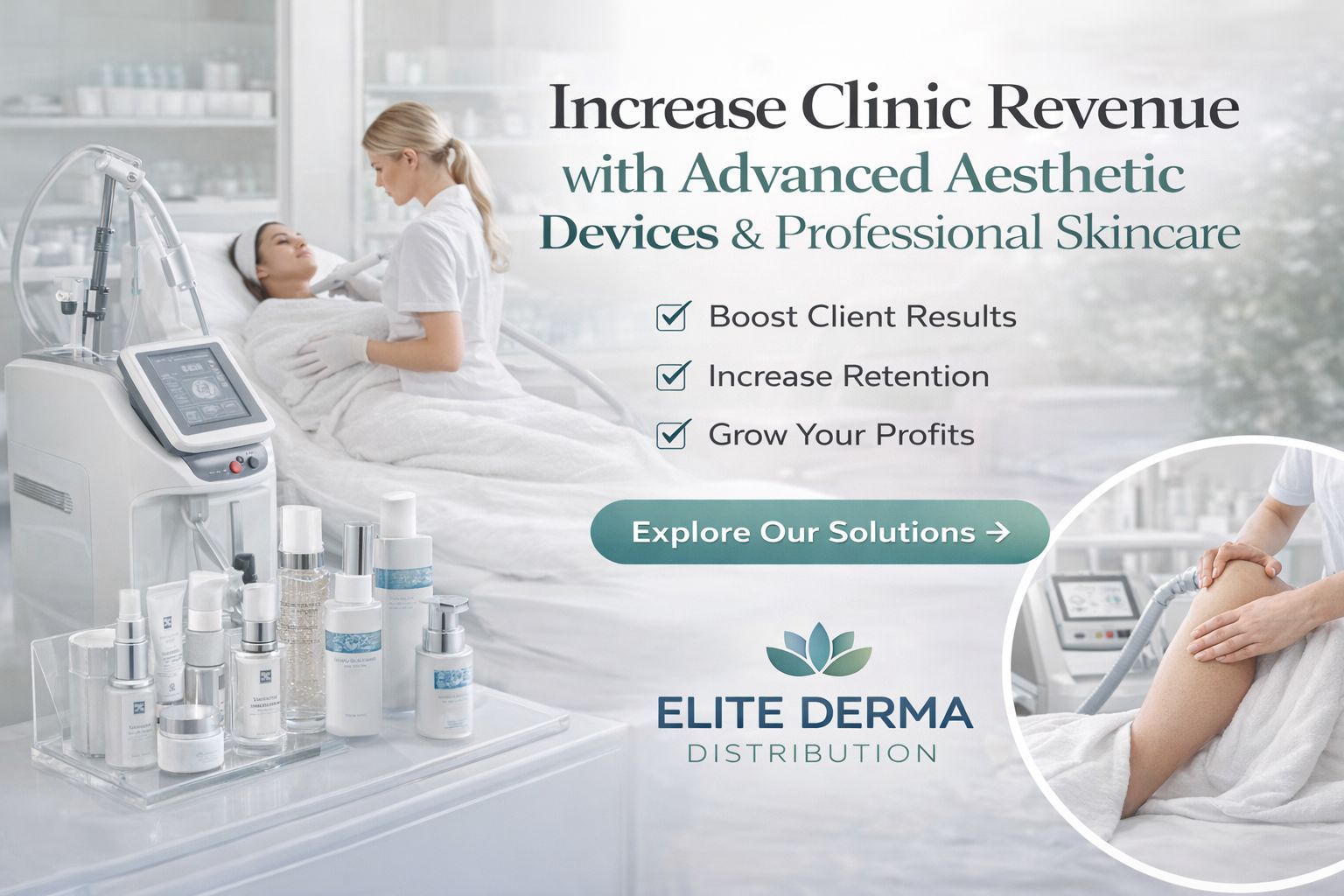Advanced aesthetic devices and professional skincare helping clinics in Canada increase revenue, imp