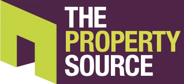 The logo for the property source is purple and green.