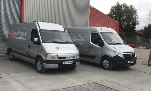 Maxwell Hygiene Ltd service vehicles