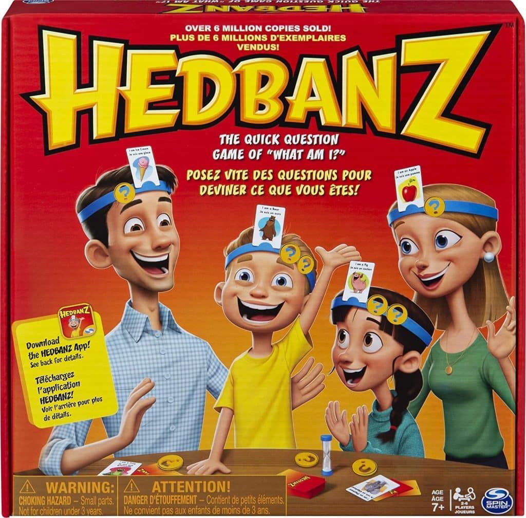A box of hedbanz the quick question game of what am i