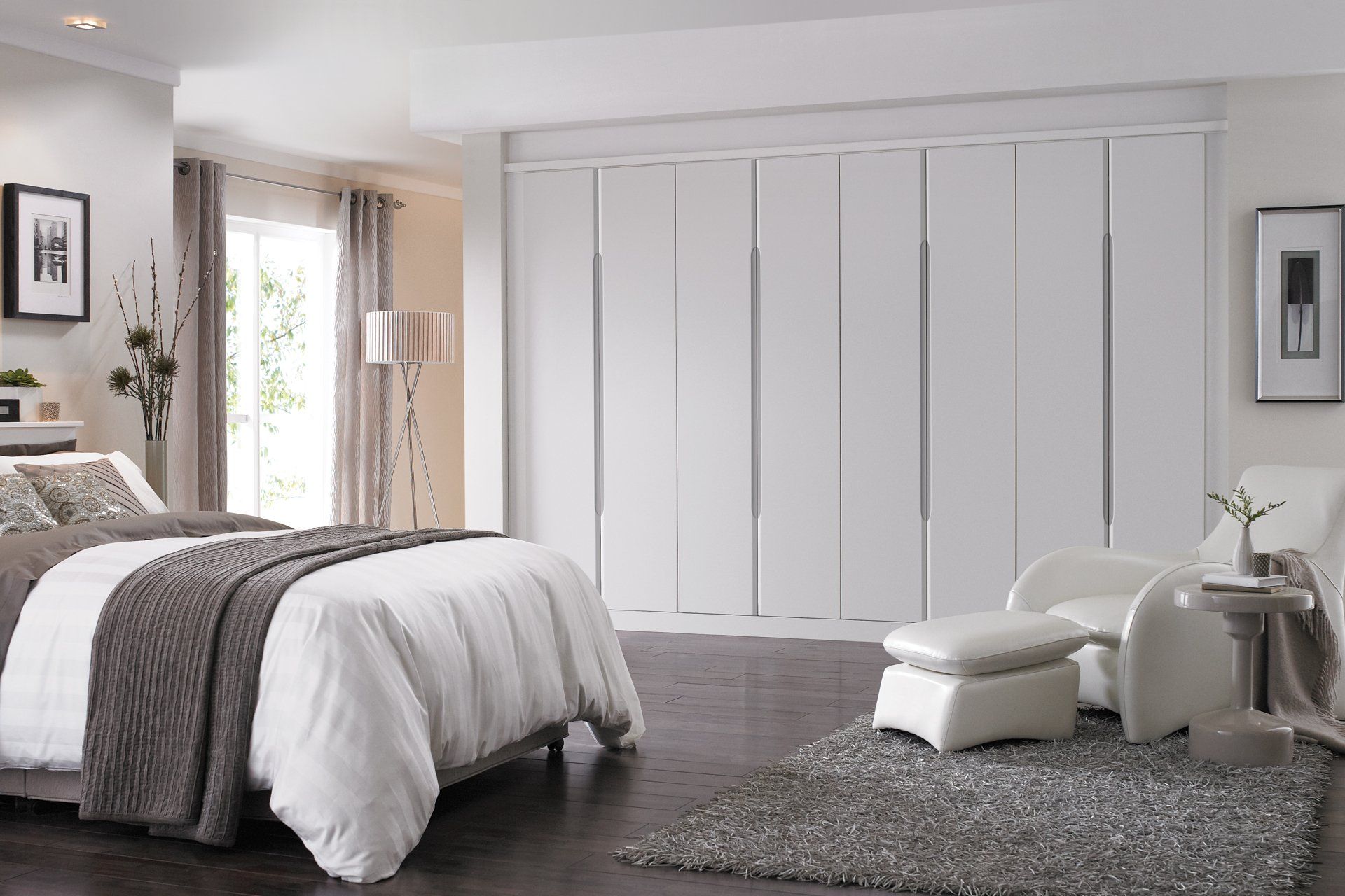 Gabriella White Fitted Wardrobes