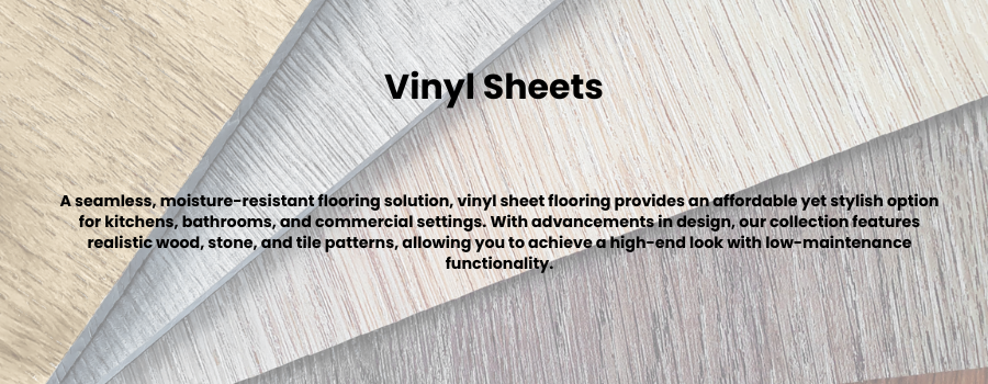 A bunch of different types of vinyl sheets are stacked on top of each other.