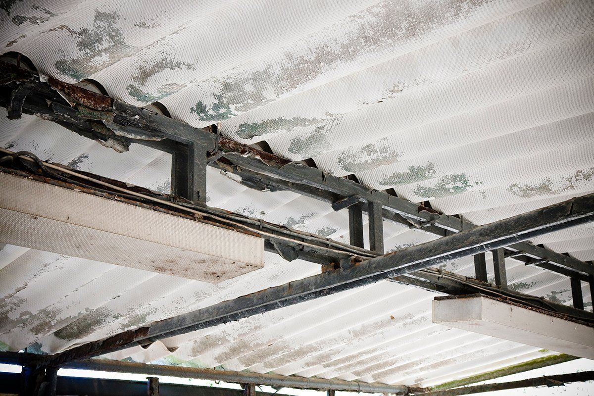 Dangerous Asbestos Roof — Panama City, FL — Raven Environmental Restoration Services