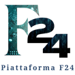Logo per la piattaforma F24. Testo "Piattaforma F24".