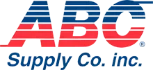 The logo for abc supply co. inc. is red , white and blue