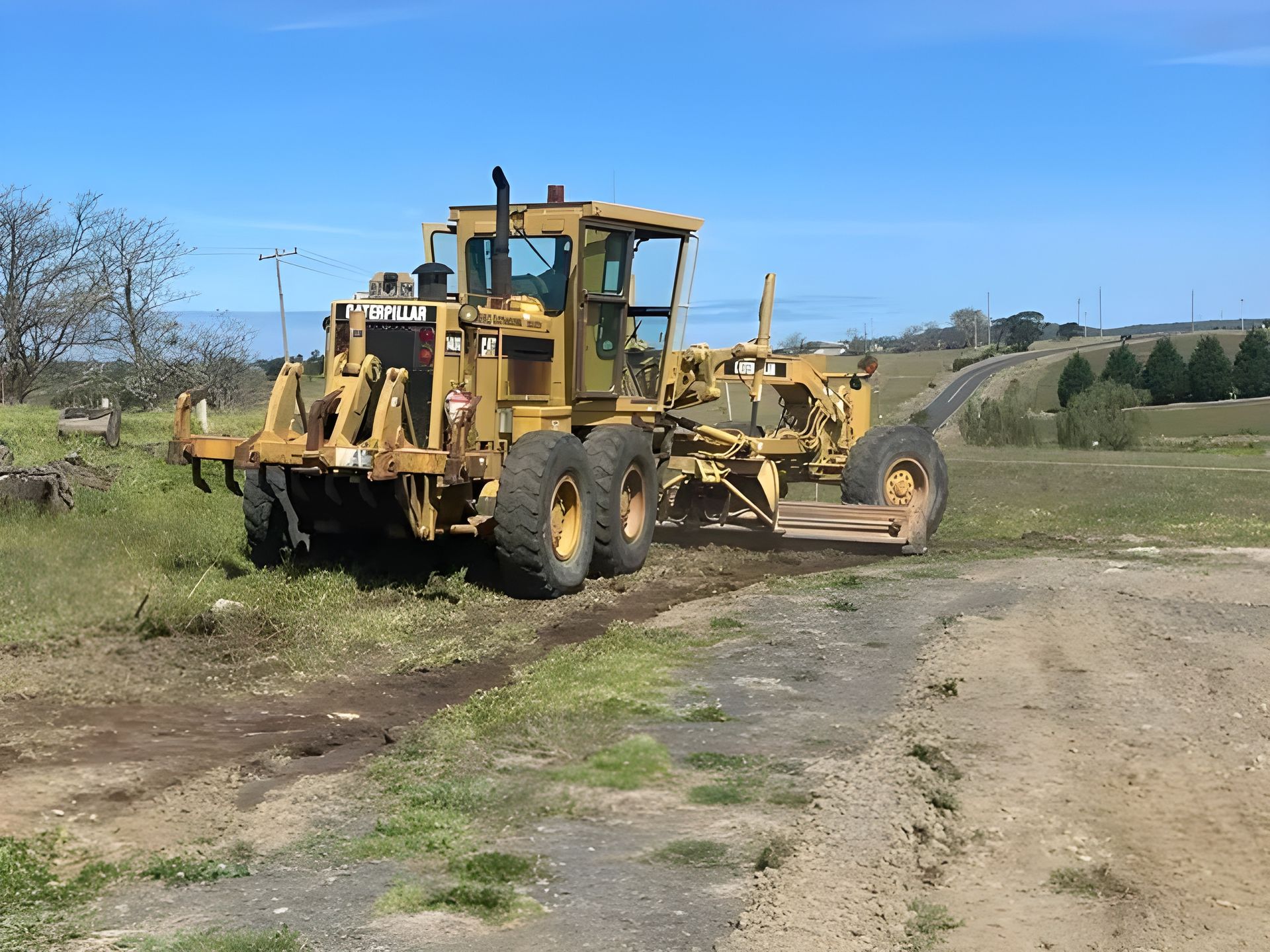 Grader Truck in the Field — Plant Operator Courses Central Coast