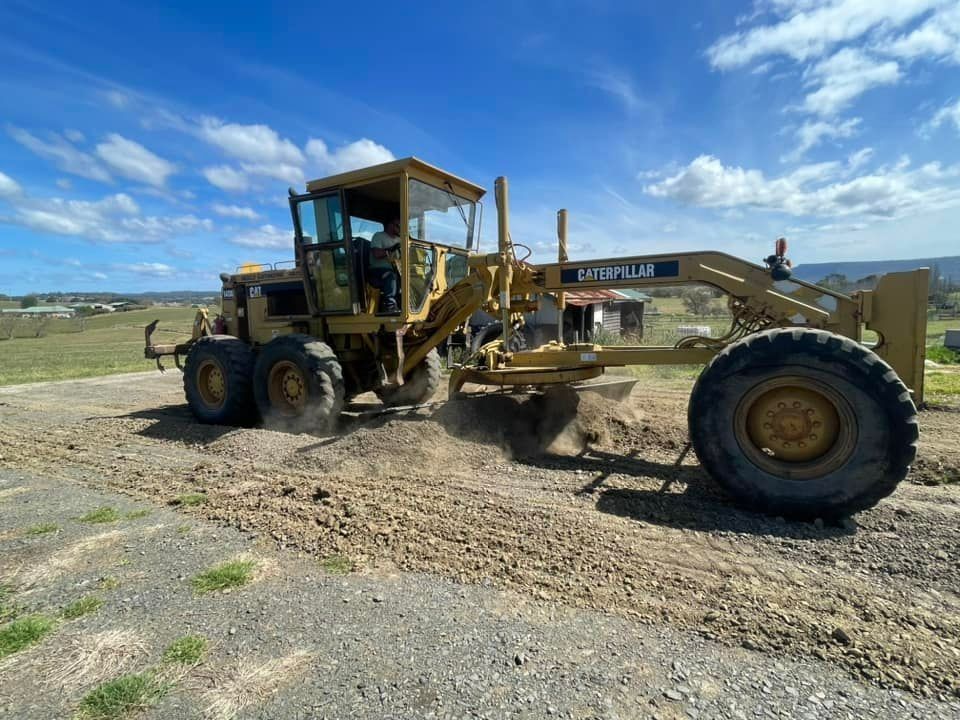 Grader Truck Levelling The Field — Verification of Competency Tamworth