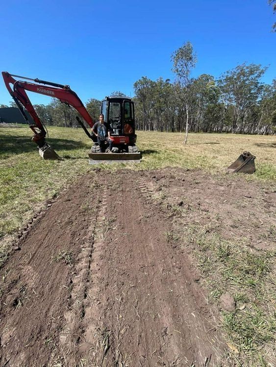 Man In Front of Excavator — Verification of Competency Port Macquarie