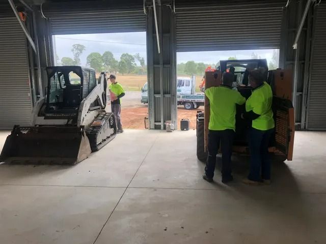 Heavy Equipment Inside the Building — Statement of Attainment Mid North Coast