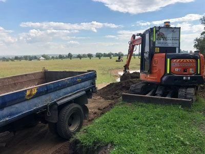 Truck Ready to be Loaded by Excavator — Plant Operator Courses Mid North Coast