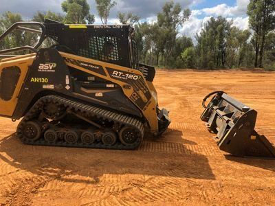 Mini Excavator With Attachment Removed — Plant Operator Courses Maitland
