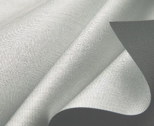 A close up of a piece of white fabric