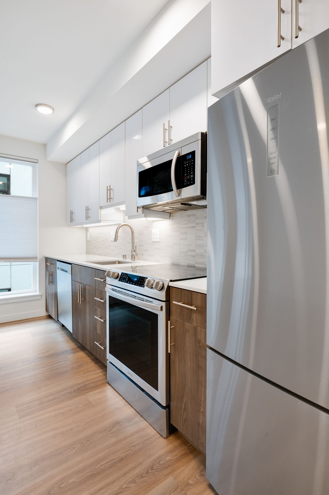 Closeup photo of the kitchen appliances