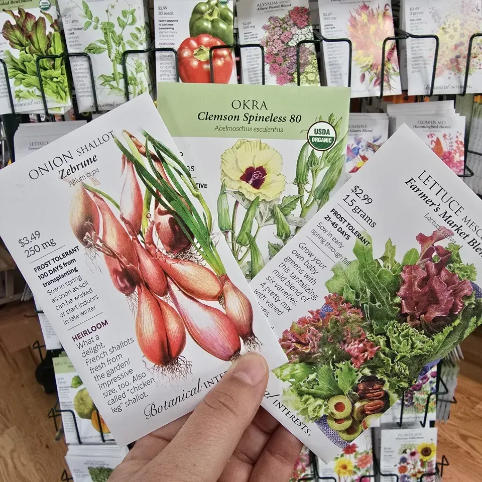 Seeds available at The Petal Patch greenhouse in Fremont, OH
