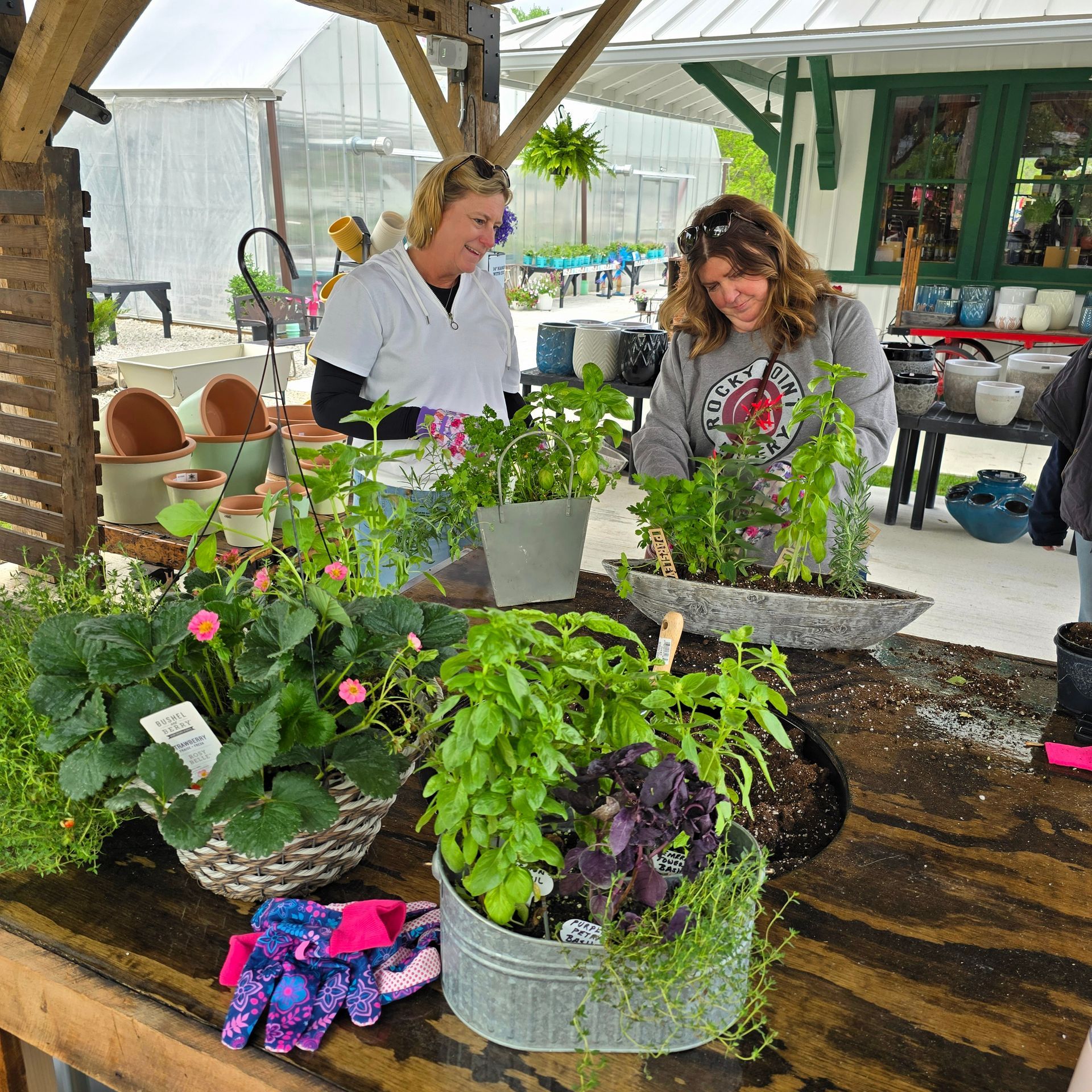 The Potting Station at The Petal Patch in Fremont, OH