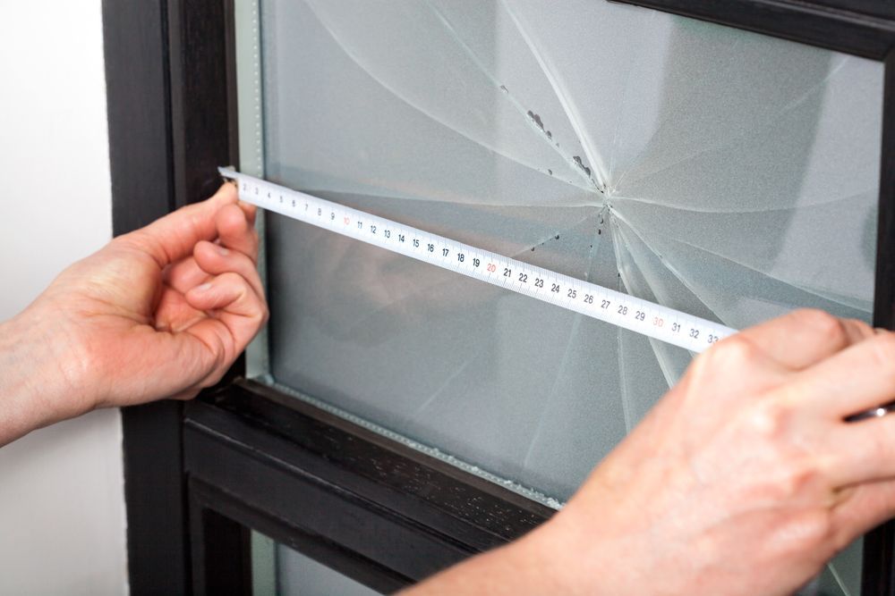 Measuring Dimension of Broken Window — Glass in Wollongong, NSW