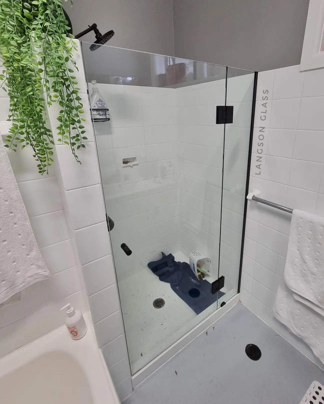 Bathroom With Frameless Shower Screen And Glass Door