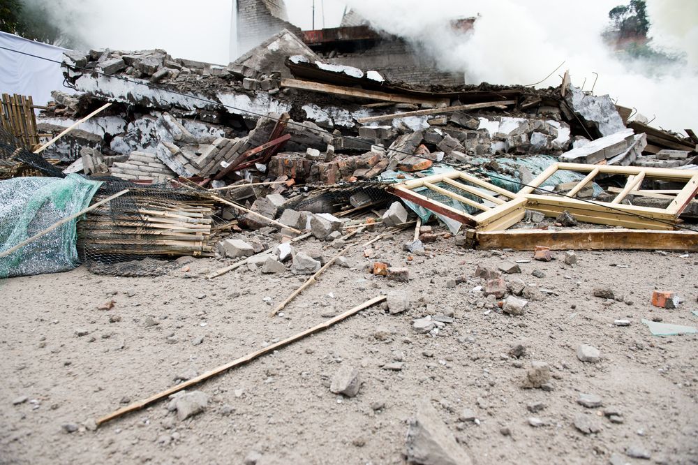 Destroyed Building From Demolition — Demolition In Ballina, NSW