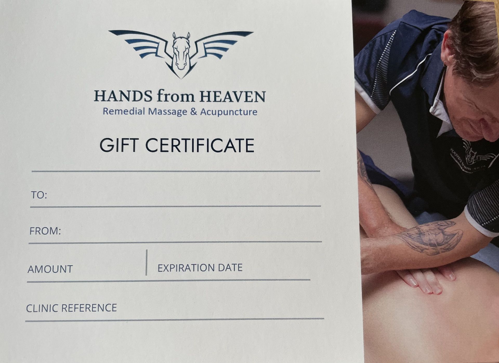 Hands From Heaven Gift Certificate – Chermside, QLD - Hands From Heaven Remedial Therapy Clinic