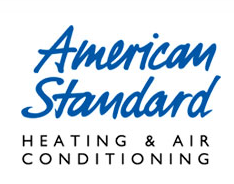 The logo for american standard heating and air conditioning