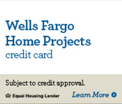 The wells fargo logo is red and white on a white background.